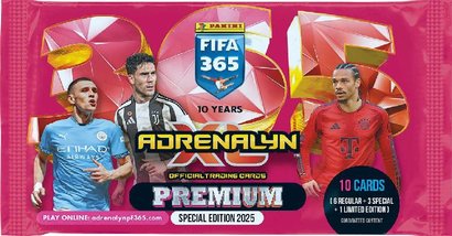 * PANINI FIFA 365 2024/2025 - ADRENALYN karty - PREMIUM PACKET