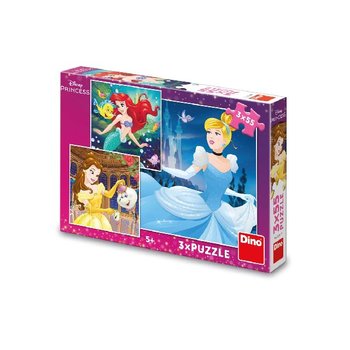 Puzzle 3 x 55 Vesel princezny Disney