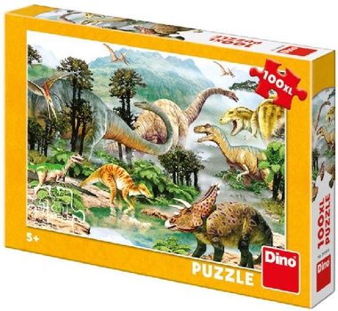 Puzzle 100XL ivot dinosaur 47 x 33 cm