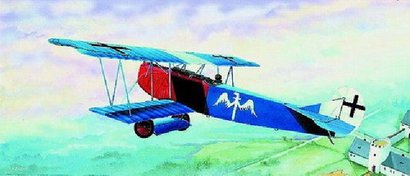 Smr Letadlo Fokker DVII 1:48