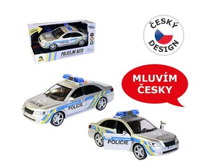 Auto policejn esk hlas, zvuk, svtlo na baterie / city collecttion