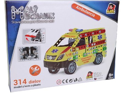 Mal mechanik ambulance 314ks, stavebnice