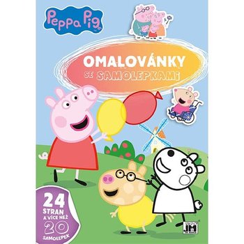 Omalovnky A4+  Prastko Peppa se samolepkami