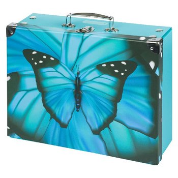 * Skldac koln kufk Butterfly s kovnm, motlek, 32,5 x 26 x 10,5  cm