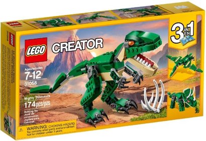 * LEGO Creator 3v1 31058 Uasn dinosaurus 7-12