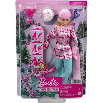 * Mattel Barbie Zimn sporty panenka Snowboardistka HCN30 BRB HCN32 v pohybu