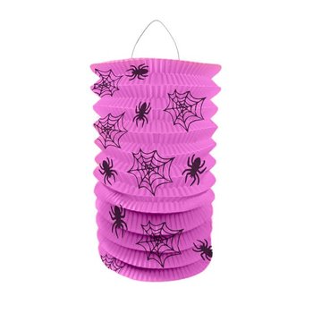 Lampion Halloween pavouci 15cm