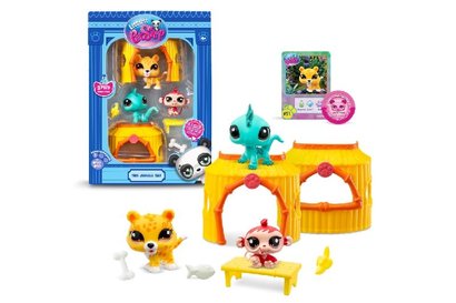 * Littlest Pet Shop 3 figurky Dungle 7 generace LPS