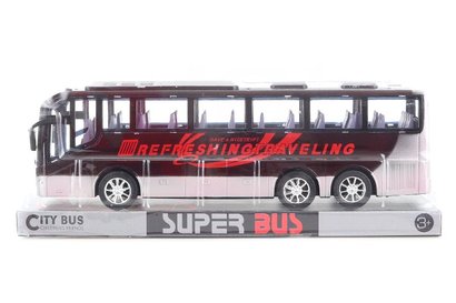 Autobus ern setrvk 31cm