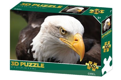 Orel 3D puzzle 100 dlk