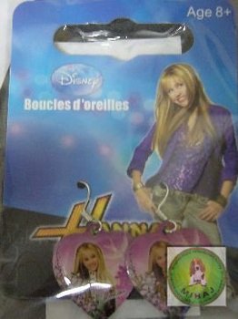 * Hannah Montana nausnice s Miley Cyrus zelen barva