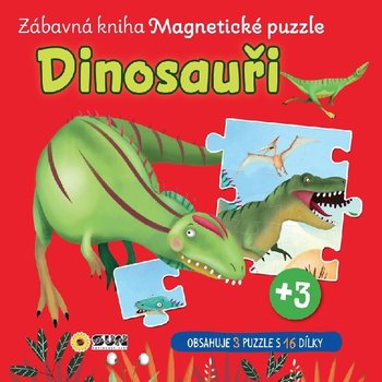 Magnetick kniha puzzle DINOSAUI 3 x16 dlk, ti a skldej