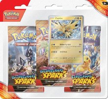 * Pokmon TCG: SV08 Surging Sparks - 3 Blister Booster