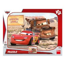 DPZ 12  Cars:Blesk a Burk puzzle deskov  36 x 28 cm
