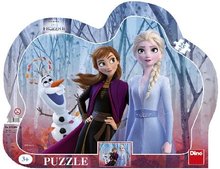 Puzzle deskov s konturou 25 Frozen II, Ledov krlovstv