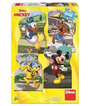 Dino Mickey ve mst 4 x 54dlk  puzzle