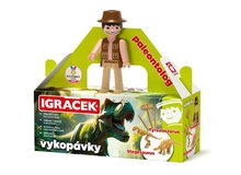 * Igrek Paleontolog figurka s vykopvkami dinosaur