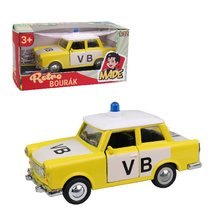Auto Trabant policejn VB, kovov, 12cm