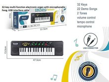 Pino elektronick, 32 klves, mikrofon, USB konektor