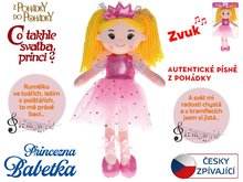 Panenka Princezna Babetka 35cm mkk tlo na baterie esky zpvajc 0m+ na kart