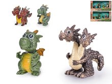 Drak figurka 3,5-6cm fantasy design 4ks