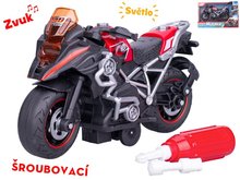 Motorka 20cm na baterie setrvk svtlo zvuk