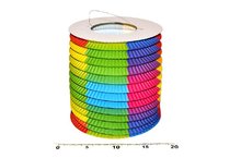 Lampion vlec rainbow 15cm