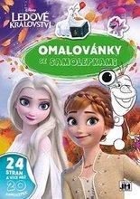 Omalovanky A4+ Ledov krlovstv, se sAmolepkami Frozen