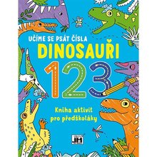 Kniha aktivit Dinosaui pro pedkolky 123