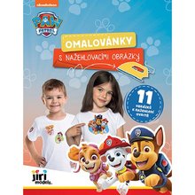 Omalovnky s naehlovacmi obrzky Tlapkov patrola, Paw patrol