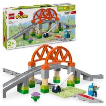 * LEGO DUPLO 10426 eleznin most a koleje  roziujc sada