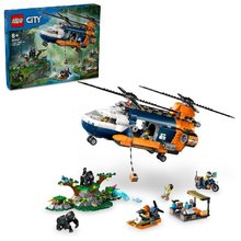 * LEGO City 60437 Helikoptra na przkum dungle v zkladnm tboe