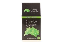Mini chemick sada  rostouc krystaly - zelen