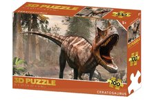 Ceratosaurus dinosaurus 3D puzzle 100 dlk