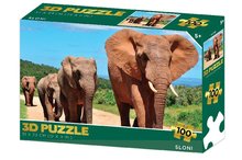 Sloni 3D puzzle 100 dlk