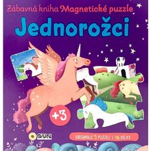 Magnetick kniha puzzle JEDNOROCI 3 x16 dlk, ti a skldej